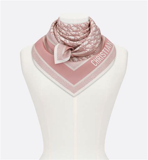 dior oblique diortwin 90 square scarf